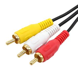 넥시 3RCA to 3RCA 케이블 AV 연결 오디오 비디오 컴포지트 영상 음성 2M