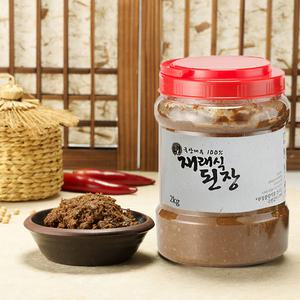 경북 고령 향토뿌리기업 재래식 집된장 전통된장 2kg