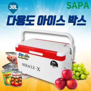 싸파 아이스박스 30리터 SIC-030HU/다용도 낚시 아이스쿨러 캠핑용품