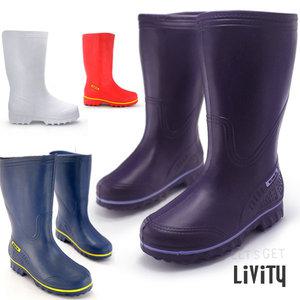 LIVITY 230~290mm 초경량EVA 방수긴장화 레인부츠 작업화 텃밭장화 남자장화 여자장화 4134R