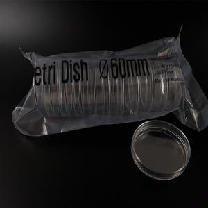 60mm petri dish 멸균 페트리 디쉬 배양 접시 일회용 플라스틱 원형 뚜껑 과학 실험 실습