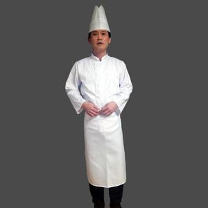 조리복세트 긴팔 ( 조리복, 앞치마, 모자  )