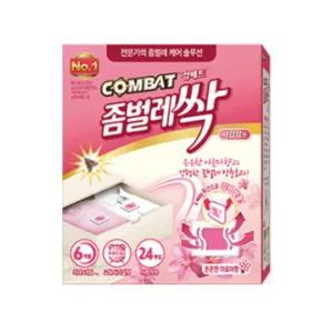 컴배트 좀벌레싹 서랍용 24개입 아로마향 방충효과 최대 6개월