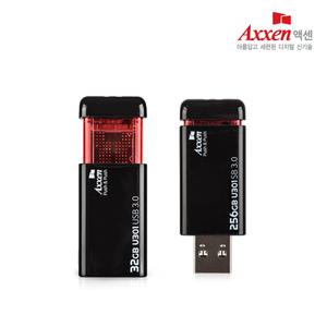 액센 클릭형 U301 Push USB3.0 슬라이드 메모리 (64G)