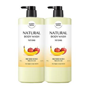해피바스 바디워시 정말촉촉한, 900g, 2개
