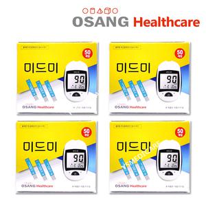 미드미 혈당 시험지 200매  당 당뇨 검사지 측정지 체크지