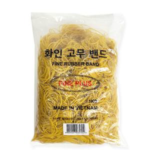 화인 노란 고무줄 노랑 밴드 1kg
