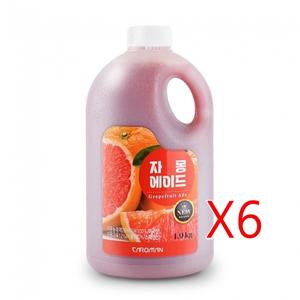 까로망 자몽 에이드 농축액 1.9kg x 6개