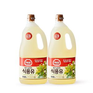 해표 식용유 1.5L x2개/콩기름