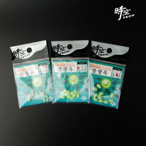 발광옥 자작채비 쿠션 말랑 형광 낚시구슬 비즈 DIY용 시공테크