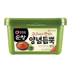 청정원 순창 양념듬뿍 쌈장 1kg(PET) 엄마손맛 한식 반찬 만능소스 밥도둑 삼겹살