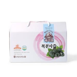 [롯데백화점]친환경팔도 [선운산농협] 베리웰 복분자즙 30포(개당 100ml)