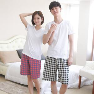핑코코 503 깅엄체크 5부바지 홈웨어 파자마 잠옷