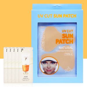 션리 유브이 UV 컷 선패치 내추럴 (A타입 일반형) 선크림 1ml 10장 포함 / 골프패치 자외선 차단