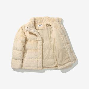 남녀공용 상의 필라 헤리티지 가짜 모피 덕 다운 재킷 베이지 HERITAGE FAKE FUR DUCK DOWN JACKET FS2DJD4