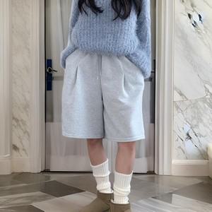 [다잇템] 여자 핀턱 FW 넓은 트랙수트 반바지