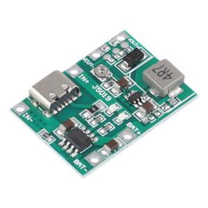 부스트 모듈 5V 2A TP4056 충전기 방전 POWER LOGIC 보드 DC4 27V 조정 가능한 충전 스텝 부스트 모듈 DIY 키트 부품