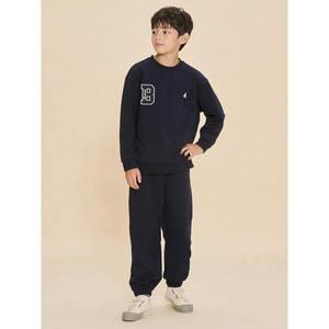 [BEANPOLE KIDS] 바서티 스웨트세트  네이비 (BI4841U01R)