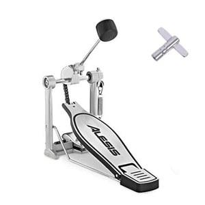 알레시스 V2 DMPedal 싱글 킥 베이스 페달 및 실버라인 오디오 드럼 키 번들