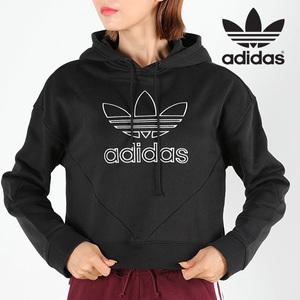 아디다스 여성 콜로라도 기모 로고 후드 티셔츠 매장판-DN8153