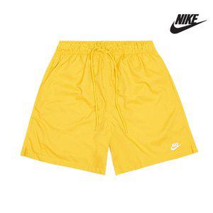 [나이키] NIKE 클럽 우븐 플로우 쇼츠 반바지 옐로우 FN3307-718