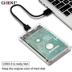 SATA 2.5 인치 USB 3.0 HDD 박스 하드디스크 드라이브 외장 인클로저 케이스 도구 5 Gbps 모바일 하드