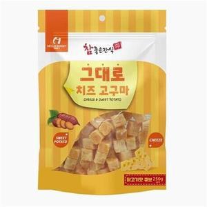 강아지 치즈 스타일 고구마 큐브 닭고기맛 고품질 1P 반려견치즈큐브