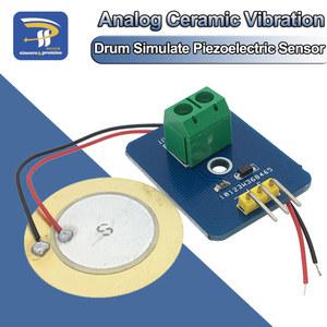 전자 진동 키트 모듈 부품 공급 5V 피에조 아날로그 세라믹 DIY 컨트롤러 R3 3V UNO 센서 ARDUINO