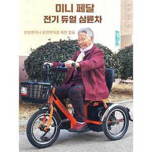 에이패스이 삼륜전기자전거 간편 전동 세발 성인용