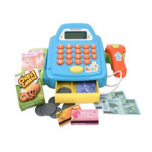a2) T 디럭스 슈퍼계산대 놀이 파랑 sk70a 주방 소꿉 마켓 마트 쇼핑 모형 계산기 캐셔