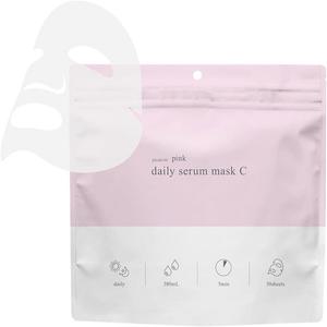 페이스 팩 시트 마스크 30 매입 대용량 에센스 세럼 380 mL 사용 플러스 핑크 데일리 C