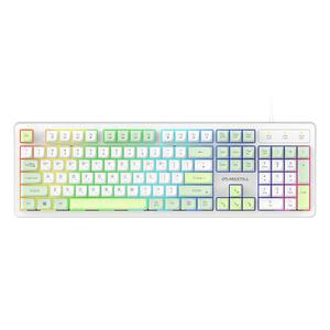 MAXTILL GM-KM1U 멤브레인 3컬러 키캡 RGB USB 유선키보드 (그린)