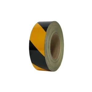 안전 반사 테이프 사선 황흑색 50mm x 45M/위험구역표시/빛반사테이프/공사장테이프/사건현장표시/접근금지