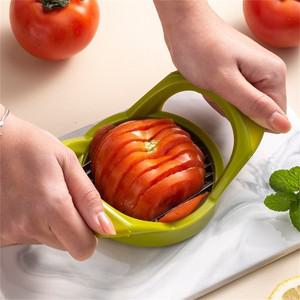 다기능 스테인리스 스틸 토마토 슬라이서  감자 양파 계란 야채 커터  거치대 주방 도구