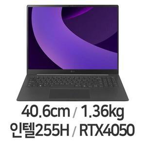 LG 그램 프로16 16ZD90TR-SX7BK Ultra7 RTX4050 32GB 512GB WIN 11 설치 고성능 게이밍 그래픽작업용 노트