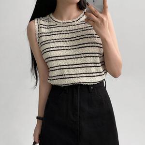 [에이와비] #AWABMADE:_MerryCloset.소프트부클단가라나시 -vest/2color
