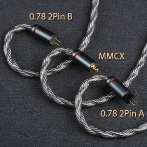 OPENHEART 4 코어 고순도 무산소 구리은 도금 밸런스 케이블 3.5/2.5/4.4mm MMCX/0.78 2Pin IEM 이어폰