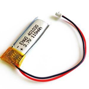 LiPo 충전식 배터리 401030 + JST 1.25mm 2 핀 플매트 카펫 러그  Mp3 GPS 블루투스 헤드폰 녹음기 팔찌  3