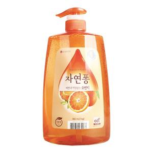 엘지 자연퐁 오렌지 1KG 펌프 x6개