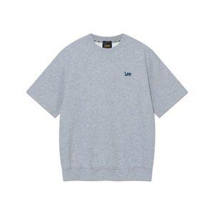 매장정품 리 LEE 스몰 트위치 로고 반팔 맨투맨 그레이 LE2502CR11GR 126580