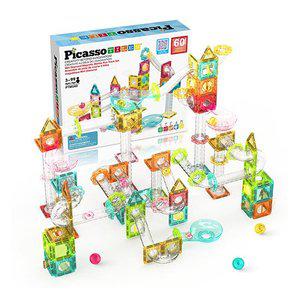 [피카소타일] 자석블럭 마블런 미니블럭60PCS_PTMG60 여행용트래블세트