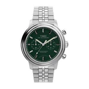 Timex 티멕스 타이멕스 TW2Y23600 워터베리 메트로폴리탄 크로노그래프 쿼츠 그린 다이얼 남성용 시계