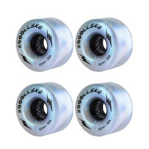Roolsk8 롤러 스케이트 휠 실내외 글로우 쿼드 85A 62MM