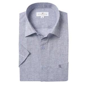 [카운테스마라](광주신세계)구김없는 밑단일자 마혼방 도비스트라이프 일반핏 반팔셔츠 CDCY2C2201B0