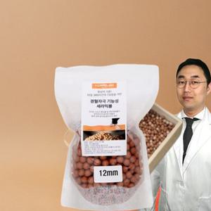 황토볼 마사지기 발바닥 편백 지압 발판 롤러 맨발 매트 걷기 실리콘 1kg