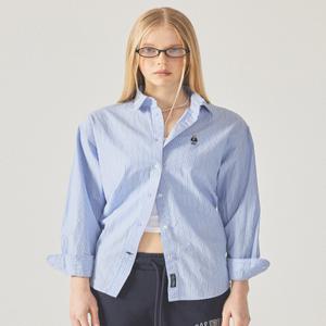 후아유 Steve Loose Fit Striped Shirts / WHYSF3731F