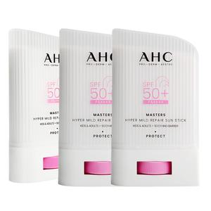 AHC 리페어 쿨링 선스틱 22g 3개 마스터즈 마일드 썬스틱 무기자차