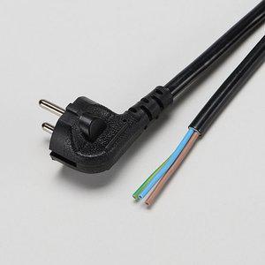 고품질 신성전기 파워코드 측면접지(흑색) 1.0SQ 2M 10A (묶음5EA) (WFI22GU)