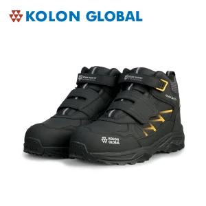 코오롱 글로벌 밸크로 6IN 장목 안전화 KS-613V 공용 블랙