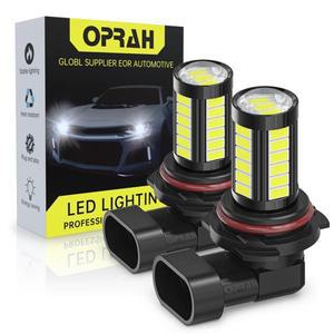 오프라 2pcs LED H7 H11 H8 H9 안개 조명 12V 24V 헤드 라이트 9005 전구 Canbus 5630SMD 차량 트럭 램프 D